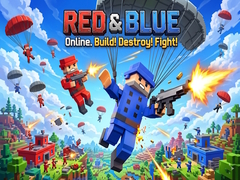 Spel Red & Blue: Online. Build! Destroy! Fight!