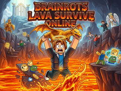 Spel Brainrots Lava Survive Online