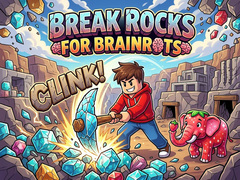 Spel Break Rocks For Brainrots