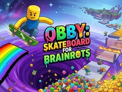 Spel Obby: Skateboard for Brainrots