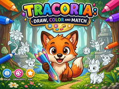 Spel Tracoria: Draw, Color & Match