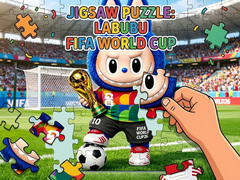 Spel Jigsaw Puzzle: Labubu FIFA World Cup
