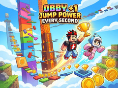 Spel Obby +1 Jump Power Every Second
