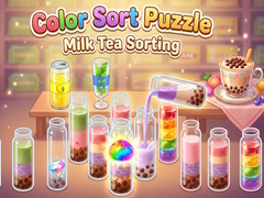 Spel Color Sort Puzzle Milk Tea Sorting