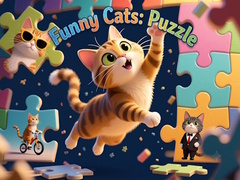 Spel Funny Cats: Puzzle