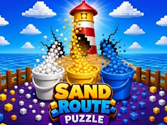 Spel Sand Route Puzzle
