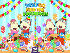 Spel Wolfoo Spot The Difference