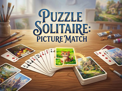 Spel Puzzle Solitaire Picture Match
