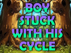 Spel Boy Stuck with His Cycle