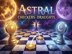 Spel Astral Checkers Draughts