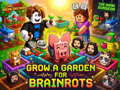 Spel Grow a garden for Brainrots