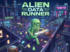 Spel Alien Data Runner