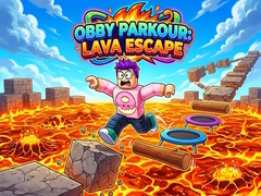 Spel Obby Parkour: Lava Escape
