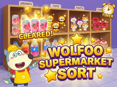 Spel Wolfoo Supermarket Sort