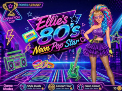 Spel Ellie’s 80’s Neon Pop Star