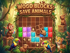 Spel Wood Blocks: Save Animals