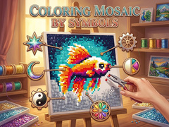Spel Coloring Mosaic by Symbols