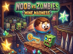 Spel Noob vs Zombies: Mine Madness