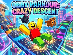 Spel Obby Parkour: Crazy Descent