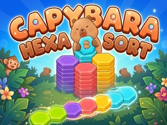 Spel Capybara Hexa Sort