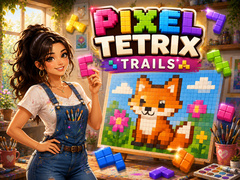 Spel Pixel Tetrix Trails