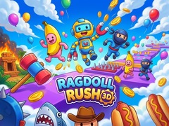 Spel Ragdoll Rush 3D