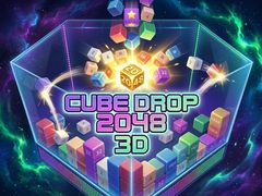 Spel Cube Drop 2048 3D