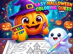 Spel Easy Halloween Coloring Quest