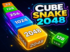 Spel Cube Snake 2048