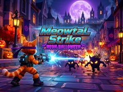 Spel Meowtal Strike Neon Halloween