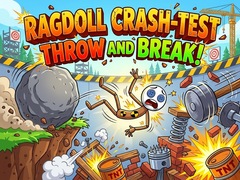 Spel Ragdoll Crash-Test: Throw and Break!