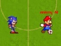 Spel Mario Vs Sonic Football