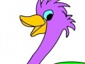 Spel Ostrich coloring