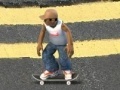 Spel Riding on a skateboard in the park